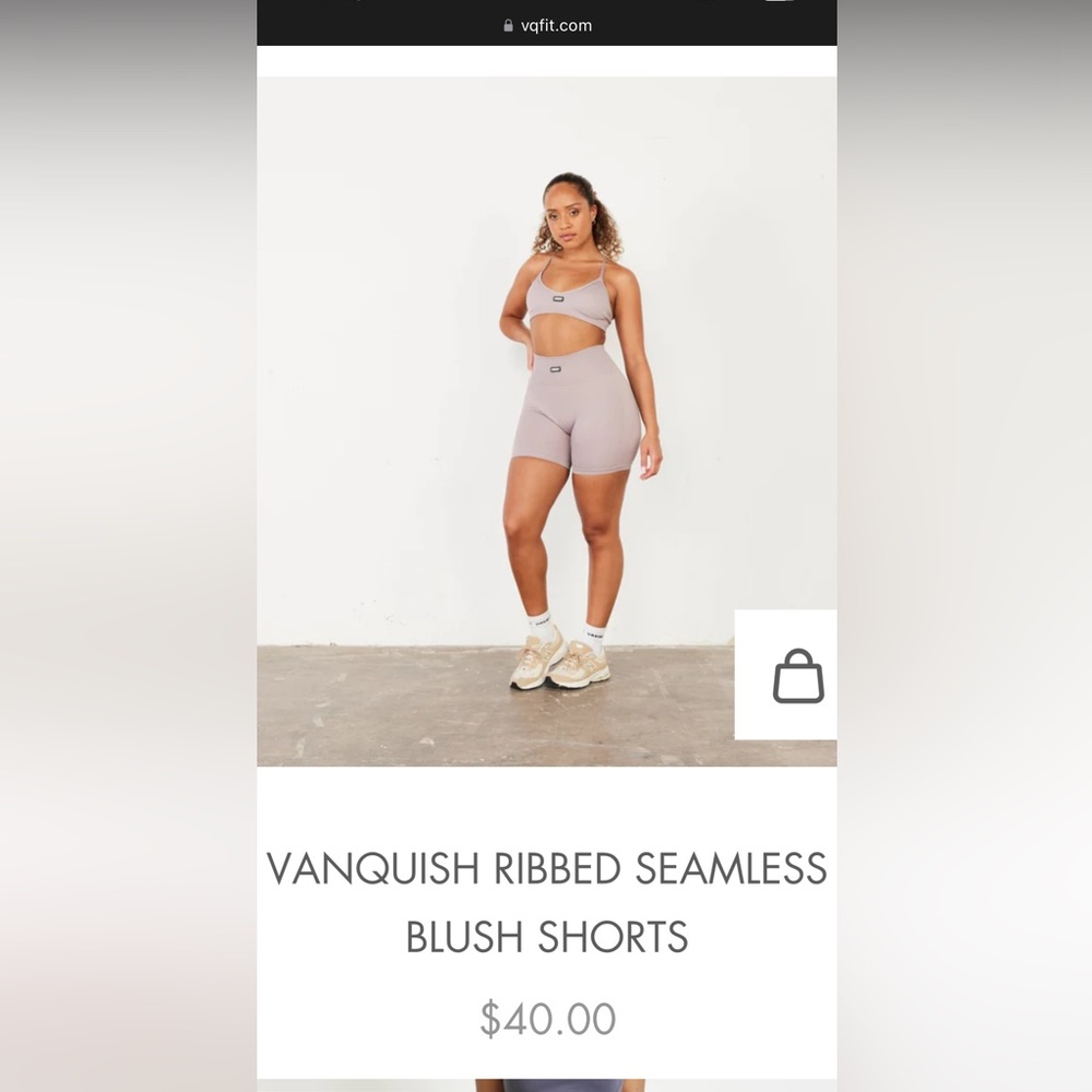 NWT Vanquish Biker Shorts